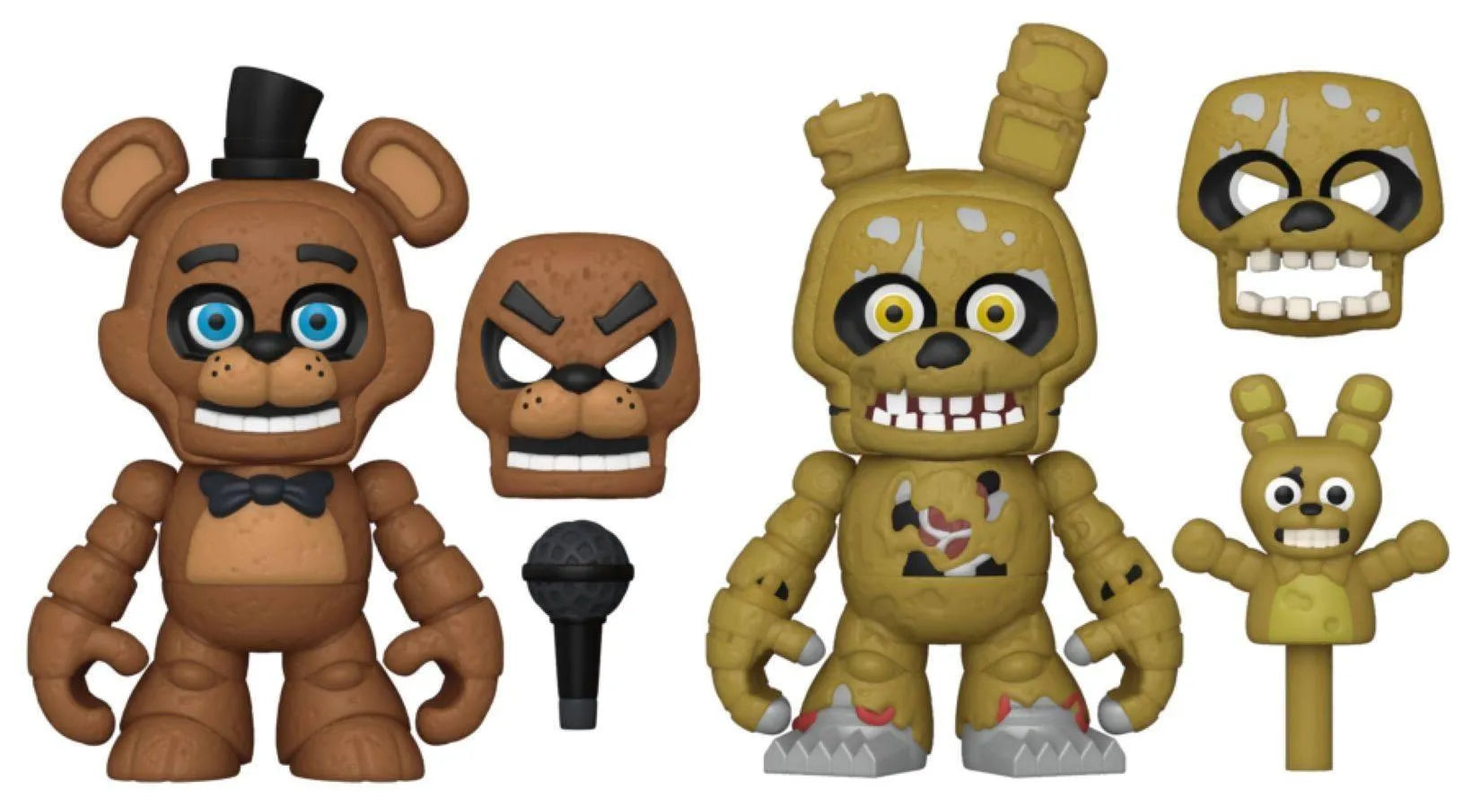 FUN64924 Five Nights at Freddy's - Freddy & Springtrap Snaps! Figures 2Pk - Funko - Titan Pop Culture