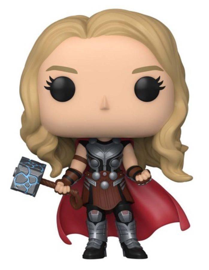 FUN65012 Thor 4: Love and Thunder - Mighty Thor without Helmet Metallic US Exclusive Pop! Vinyl [RS] - Funko - Titan Pop Culture