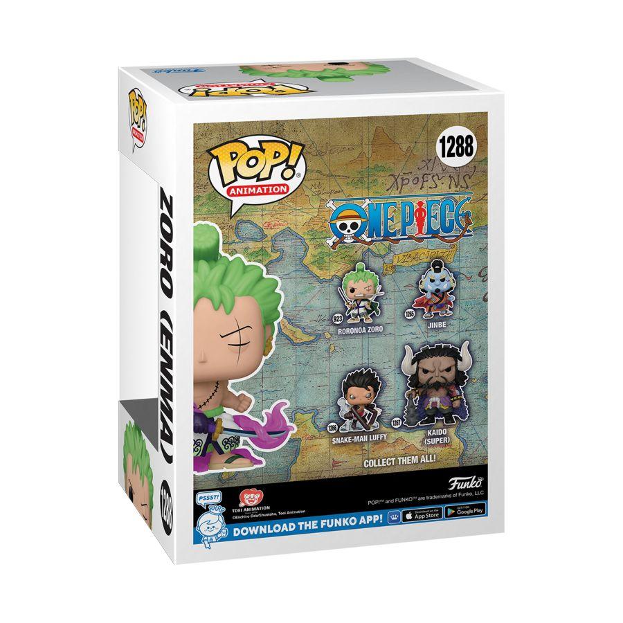 FUN65028 One Piece - Zoro with Enma US Exclusive Glow Pop! Vinyl [RS] - Funko - Titan Pop Culture