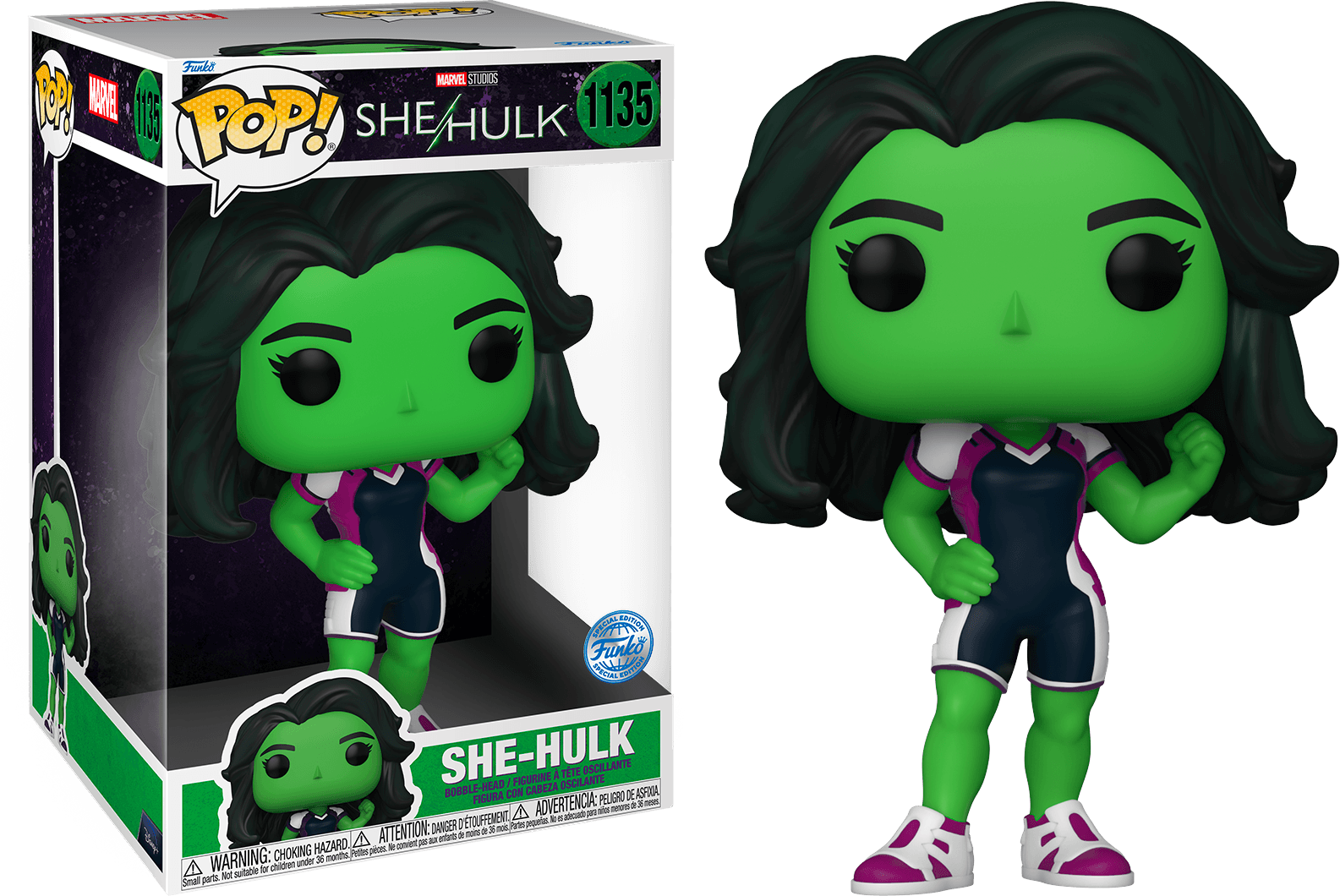FUN65050 She-Hulk (TV) - She-Hulk 10" US Exclusive Pop! Vinyl - Less Than Perfect [RS] - Funko - Titan Pop Culture