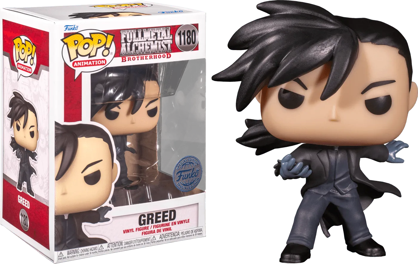 FUN65106 Fullmetal Alchemist: Brotherhood - Greed US Exclusive Pop! Vinyl [RS] - Funko - Titan Pop Culture