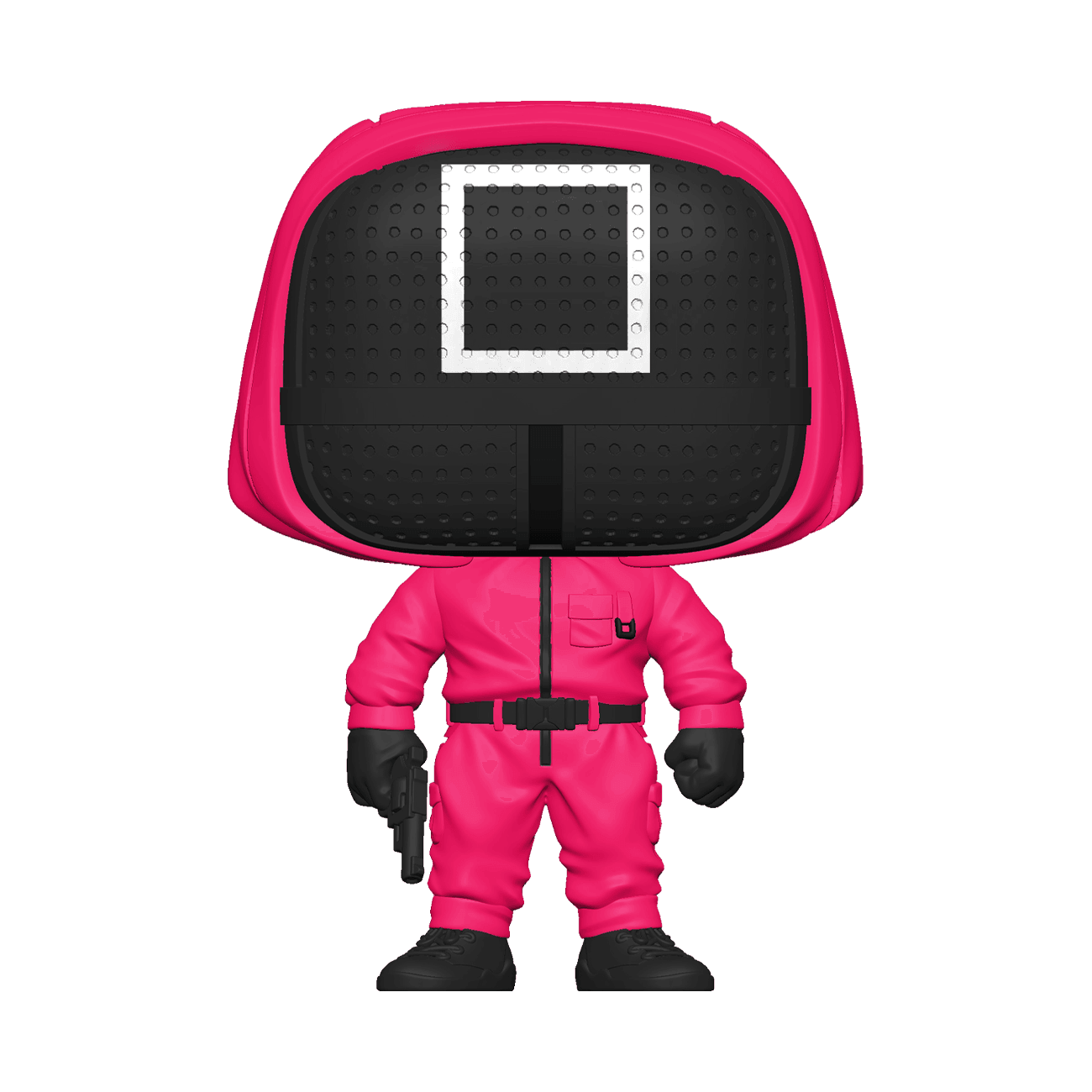 FUN65169 Squid Game - Manager Red Soldier (▢ Mask) Pop Vinyl [RS] - Funko - Titan Pop Culture