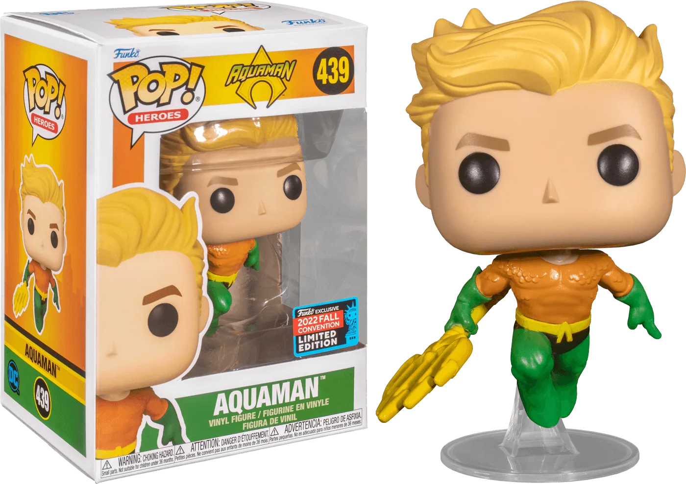 FUN65215 DC - Aquaman Classic Comic Pop! New York Comic Con 2022 [RS] - Funko - Titan Pop Culture