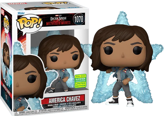 FUN65247 Doctor Strange 2: Multiverse of Madness - America Chavez SDCC 2022 Exclusive Pop! Vinyl - Less Than Perfect - Funko - Titan Pop Culture