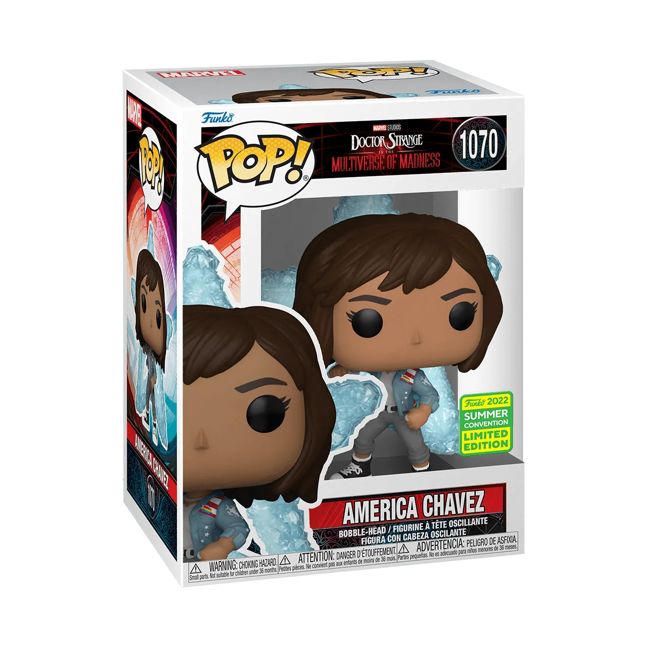 FUN65247 Doctor Strange 2: Multiverse of Madness - America Chavez SDCC 2022 Exclusive Pop! Vinyl - Less Than Perfect - Funko - Titan Pop Culture