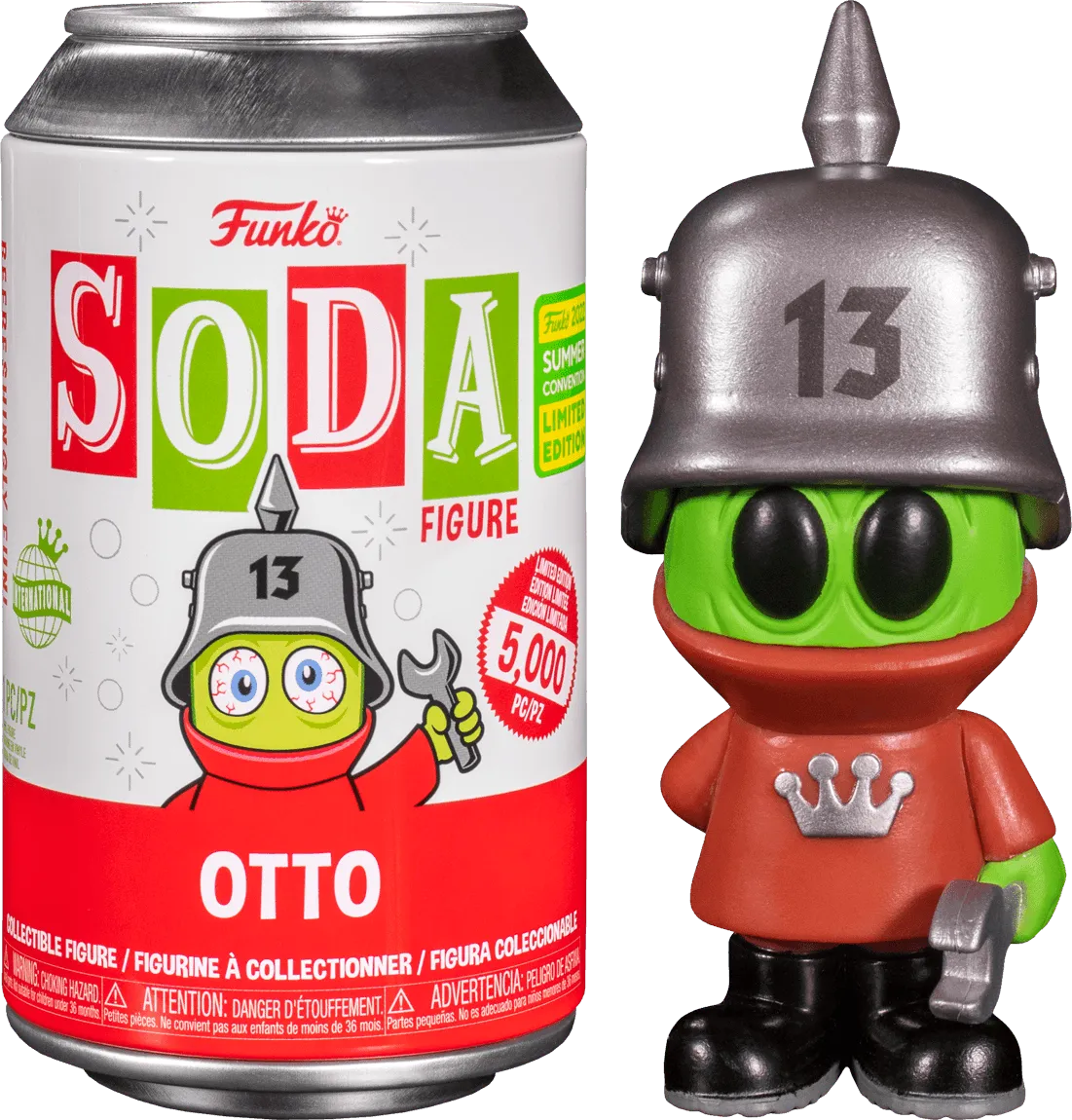 FUN65279 Fantastik Plastik - Otto (with chase) SDCC 2022 Exclusive Vinyl Soda [RS] - Funko - Titan Pop Culture