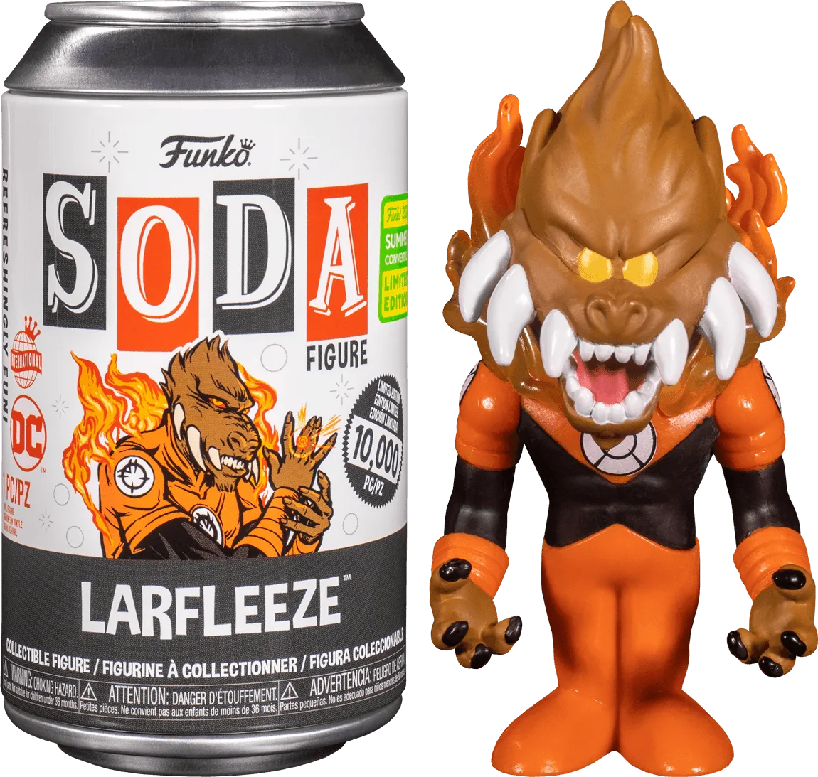 FUN65308 DC Comics - Larfleeze (with chase) SDCC 2022 Exclusive Vinyl Soda [RS] - Funko - Titan Pop Culture