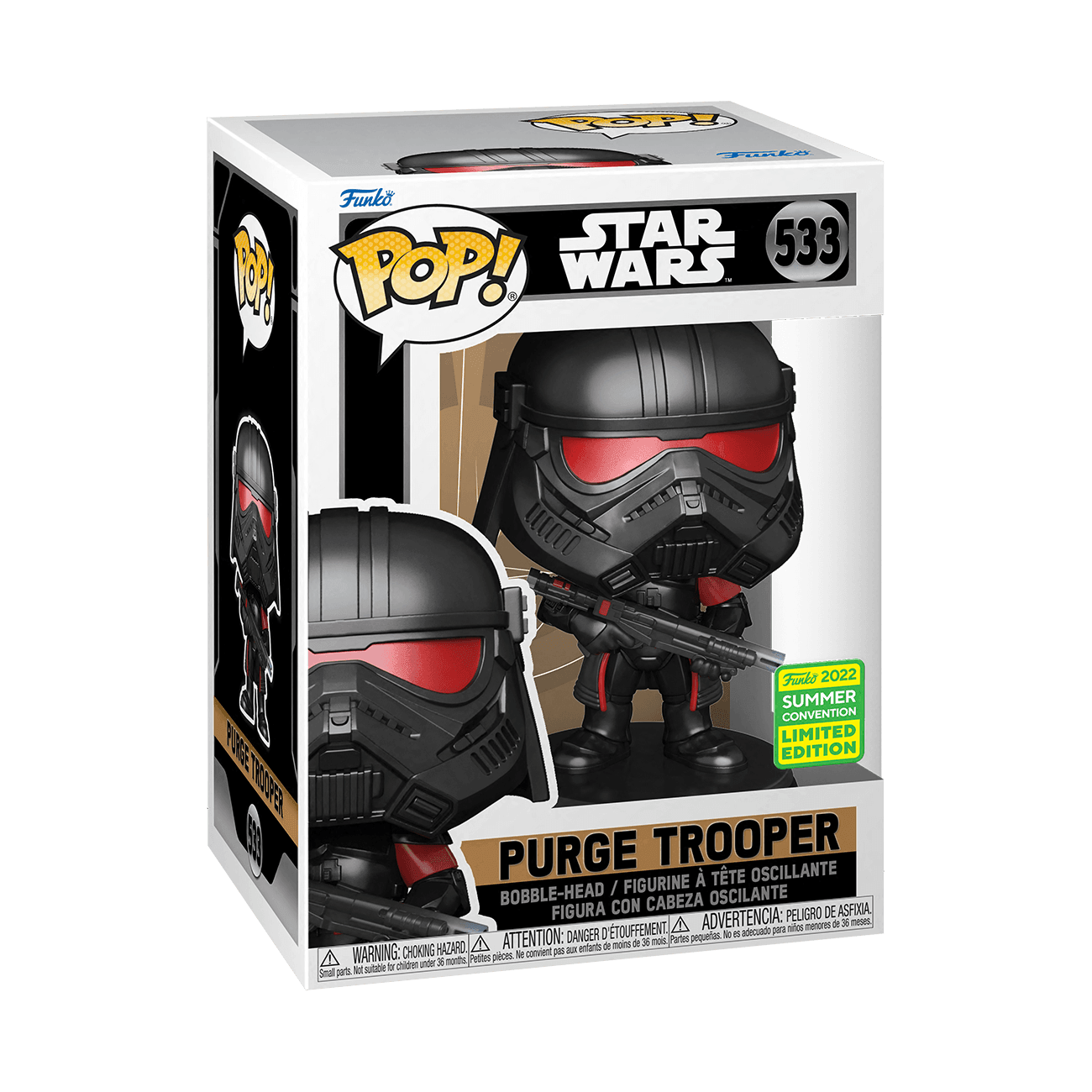 FUN65334 Star Wars - Purge Trooper SDCC 2022 Exclusive Pop! Vinyl [RS] - Funko - Titan Pop Culture