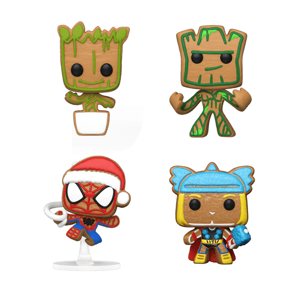 FUN65541 Marvel - Tree Holiday Box US Exclusive Pocket Pop! 4-Pack [RS] - Funko - Titan Pop Culture