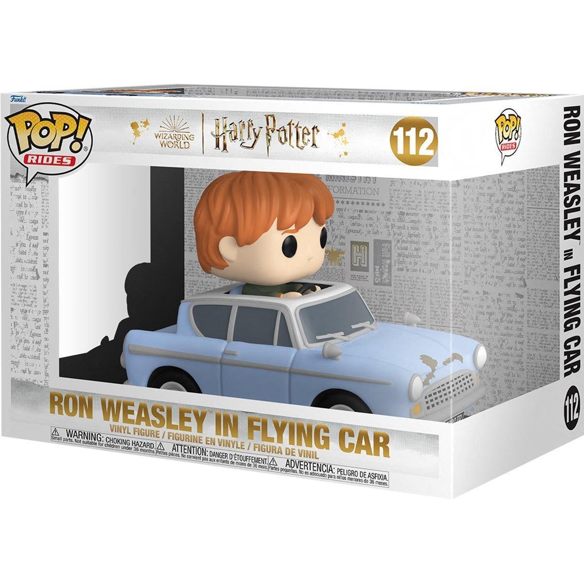 FUN65654 Harry Potter - Ron Weasley in Flying Car 20th Anniversary Pop! Ride - Funko - Titan Pop Culture
