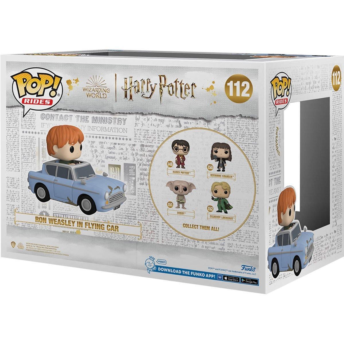 FUN65654 Harry Potter - Ron Weasley in Flying Car 20th Anniversary Pop! Ride - Funko - Titan Pop Culture