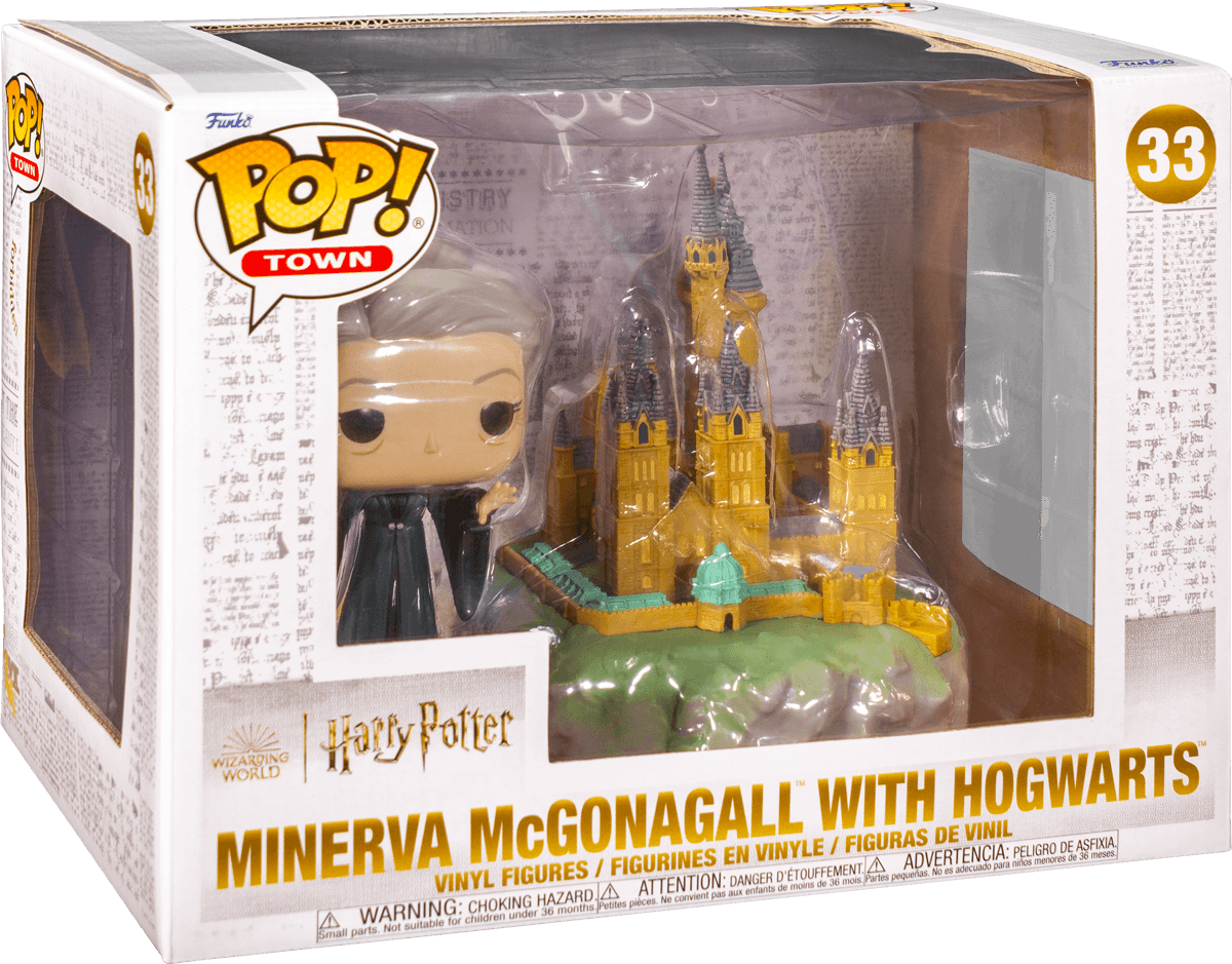 FUN65655 Harry Potter - Minerva McGonagall with Hogwarts Pop! Town - Funko - Titan Pop Culture