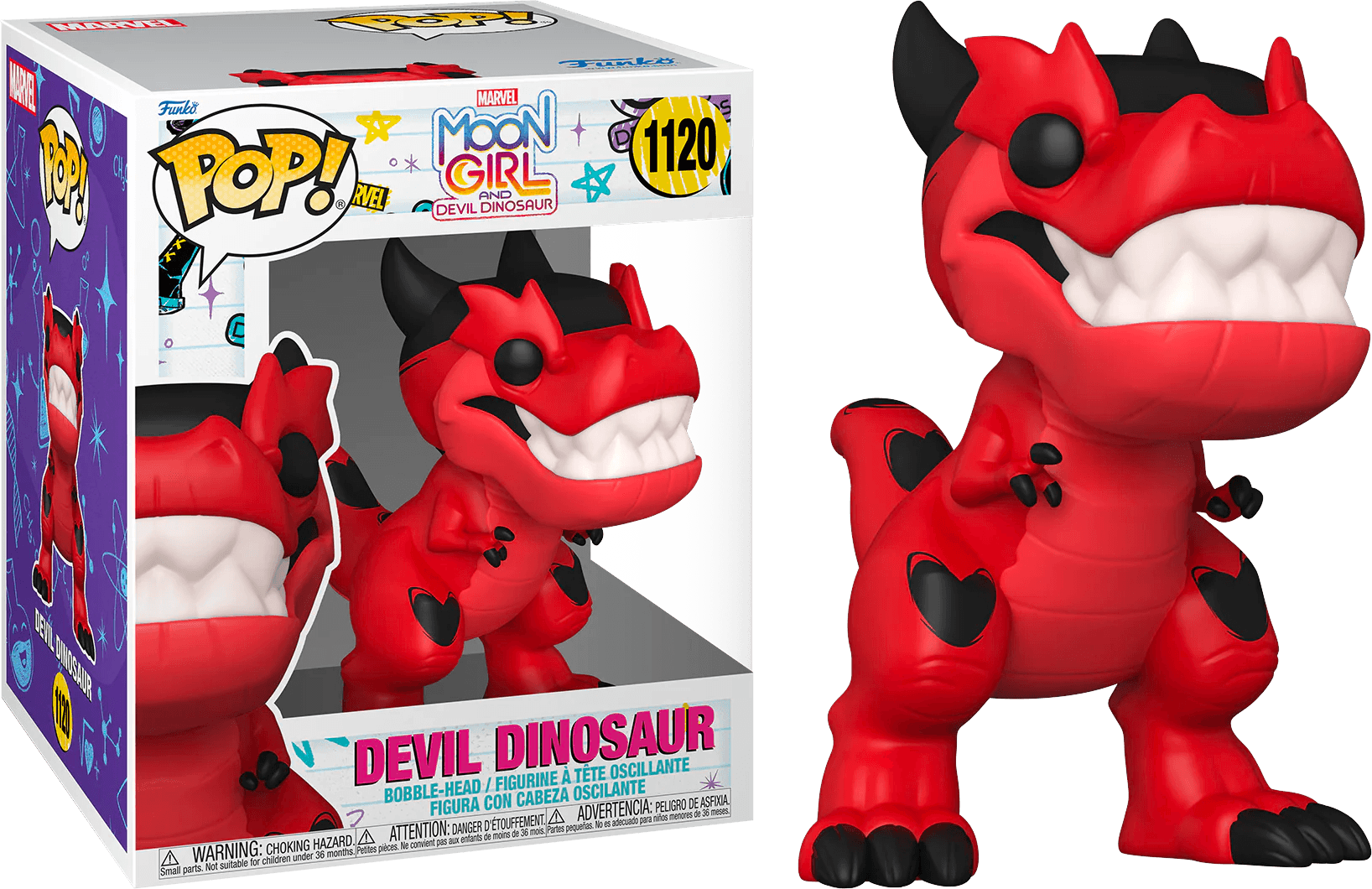 FUN65673 Moon Girl & Devil Dinosaur (TV) - Devil Dinosaur 6" Pop! Vinyl - Funko - Titan Pop Culture