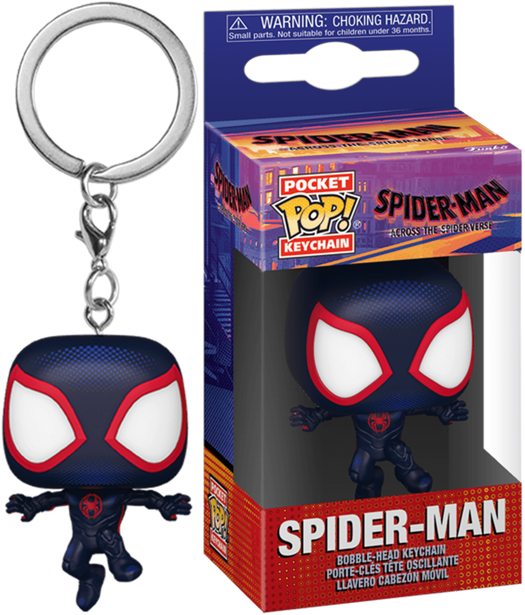FUN65733 Spider-Man: Across the Spider-Verse - Spider-Man Pop! Keychain - Funko - Titan Pop Culture