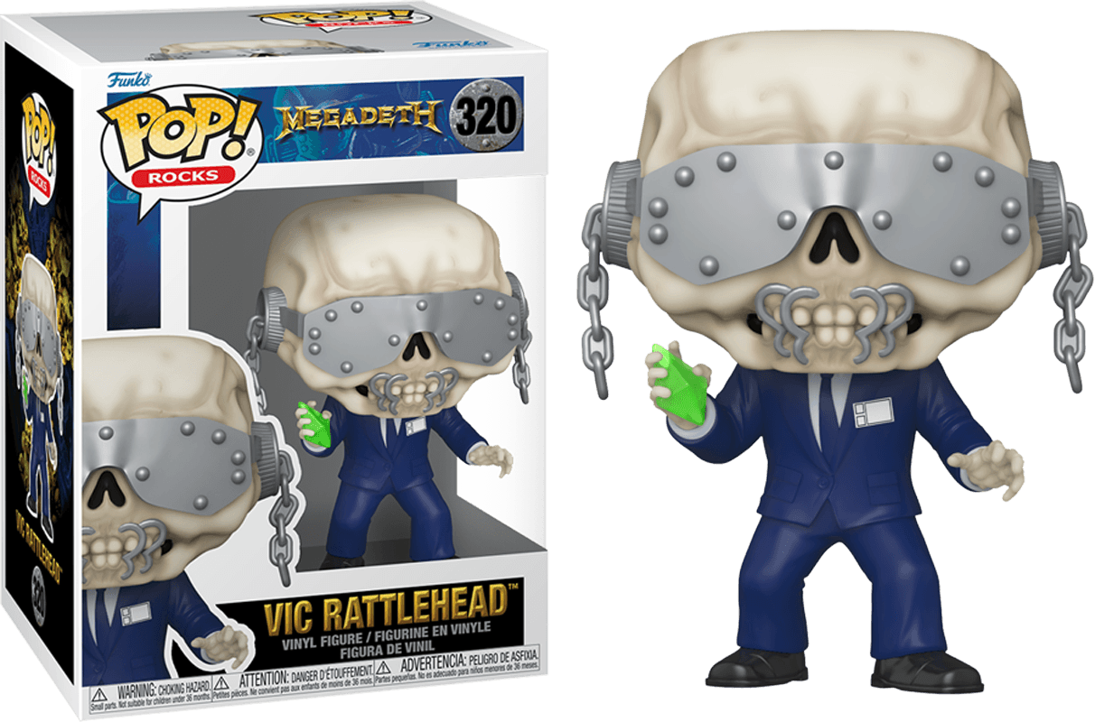 FUN65772 Megadeth - Vic Rattlehead Pop! Vinyl - Funko - Titan Pop Culture