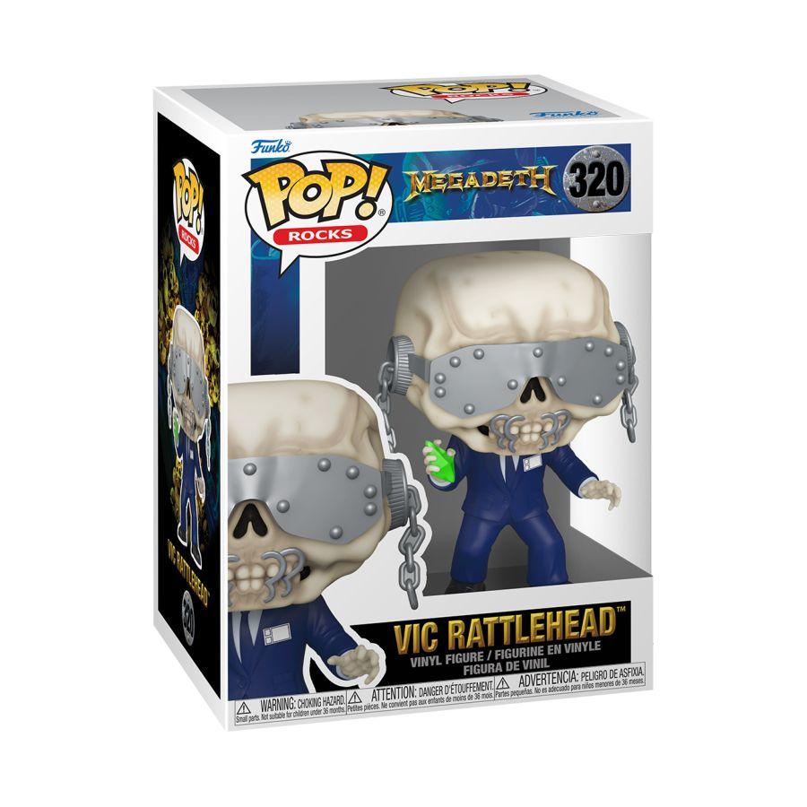 FUN65772 Megadeth - Vic Rattlehead Pop! Vinyl - Funko - Titan Pop Culture