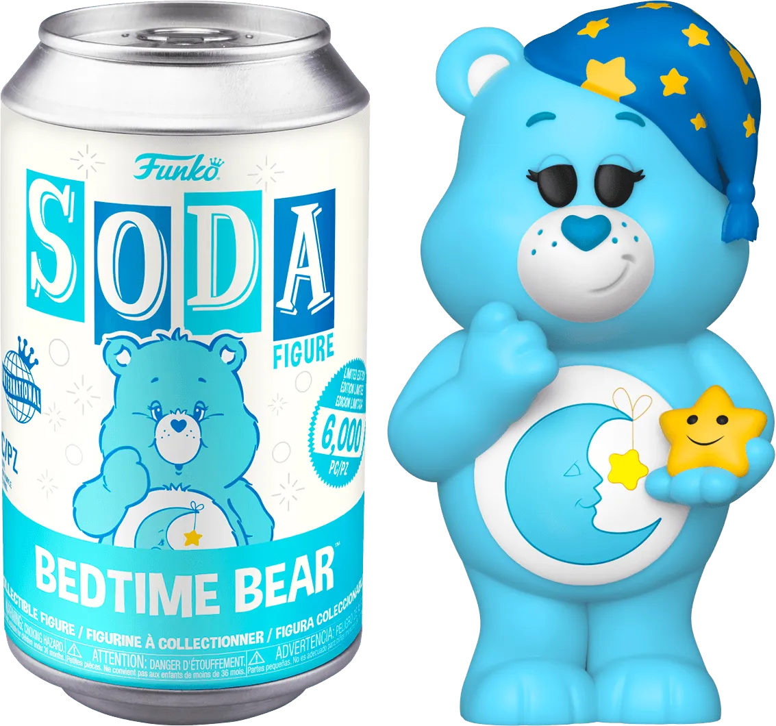 FUN65980 Care Bears - Bedtime Bear (with chase) Vinyl Soda - Funko - Titan Pop Culture