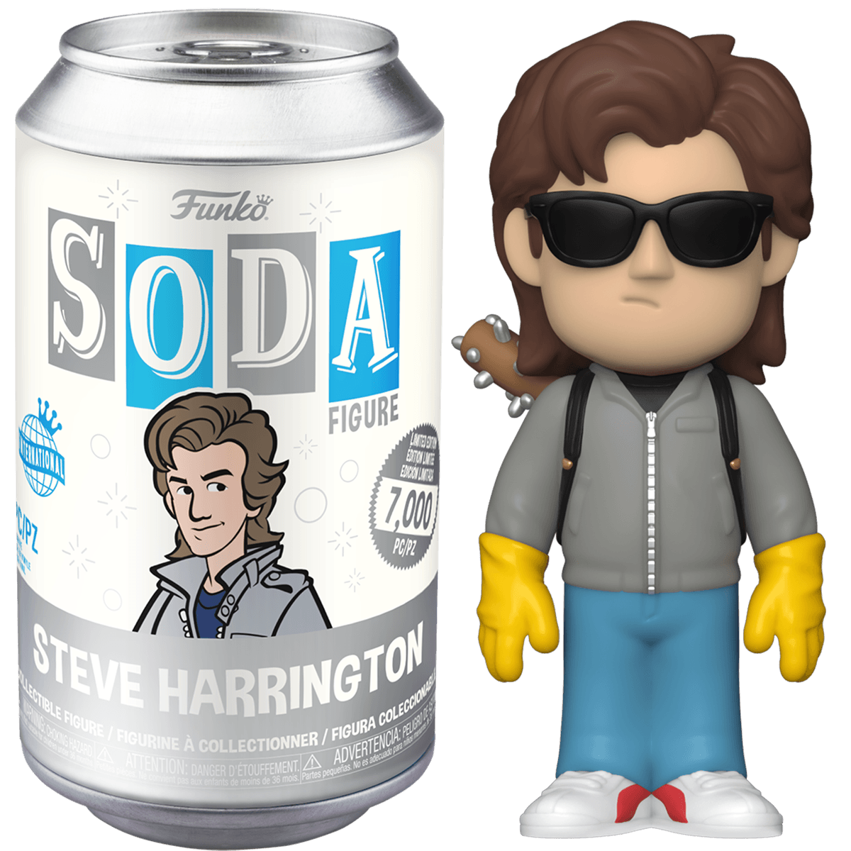 FUN66016 Stranger Things - Steve (with chase) Vinyl Soda - Funko - Titan Pop Culture