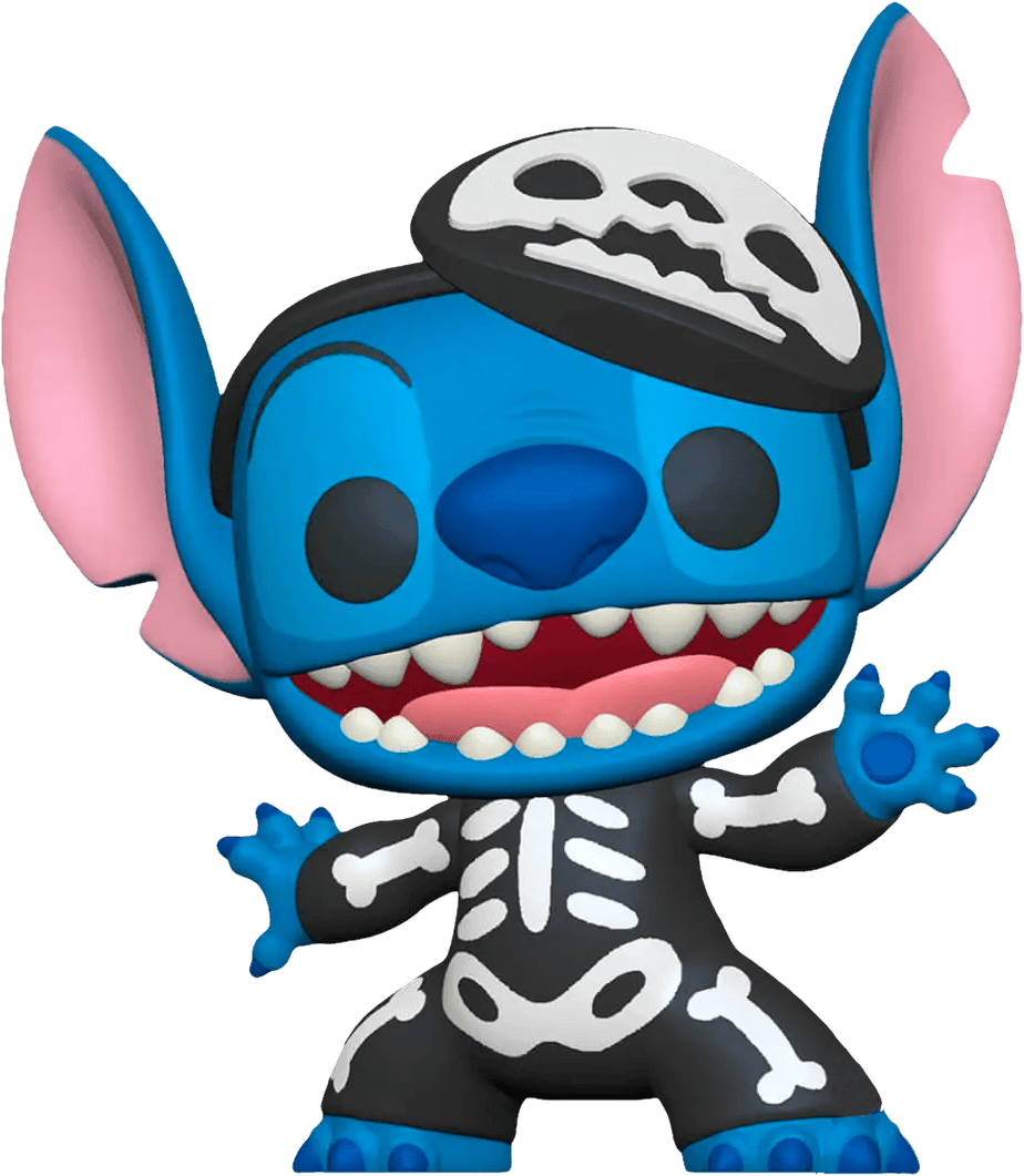 FUN66330CASE Lilo and Stitch - Skeleton Stitch US Exclusive Pop! Vinyl - Chase Case [RS] - Funko - Titan Pop Culture