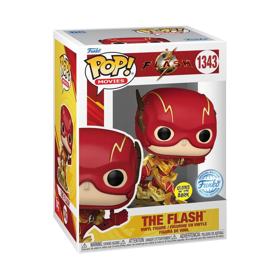 FUN66368 The Flash (2023) - The Flash US Exclusive Glow Pop! Vinyl [RS] - Funko - Titan Pop Culture