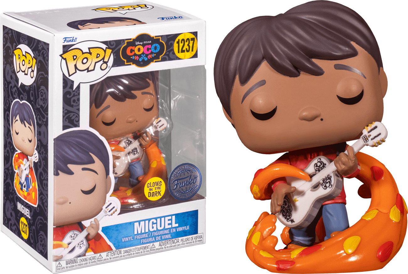 FUN66371 Coco - Miguel with Guitar Glow US Exclusive Pop! Vinyl [RS] - Funko - Titan Pop Culture