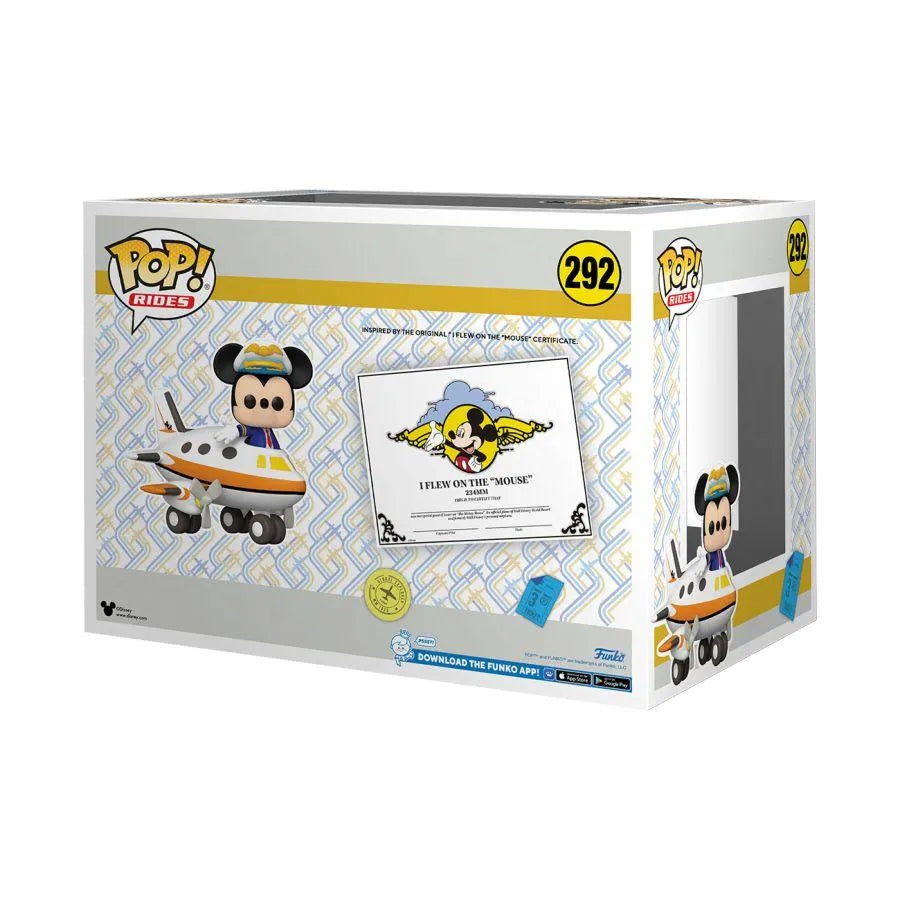 FUN66375 Disney - Mickey with Plane D23 US Exclusive Pop! Ride [RS] - Funko - Titan Pop Culture