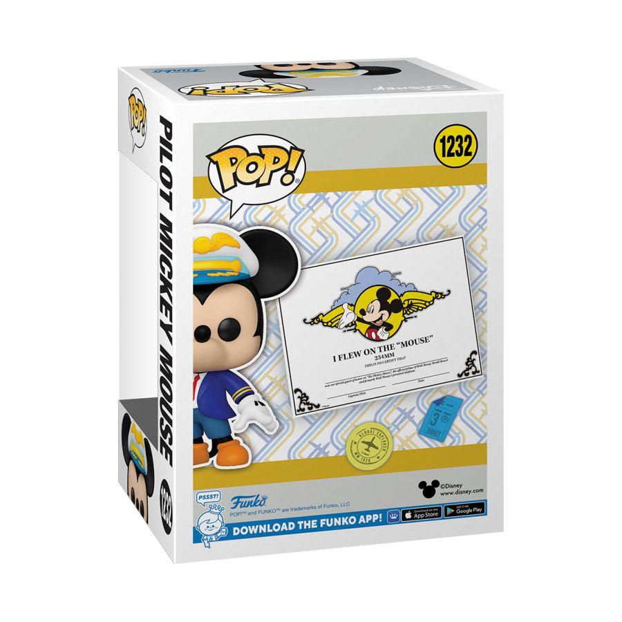 FUN66376 Disney - Pilot Mickey Mouse in Blue Suit D23 US Exclusive Pop! Vinyl [RS] - Funko - Titan Pop Culture