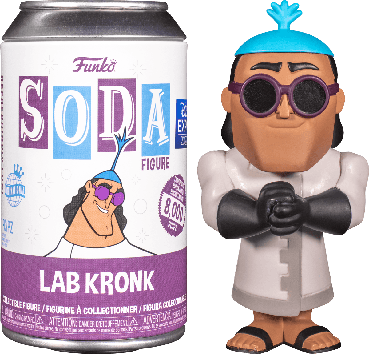 FUN66385 Emperor's New Groove - Lab Kronk (with chase) D23 US Exclusive Vinyl Soda [RS] - Funko - Titan Pop Culture