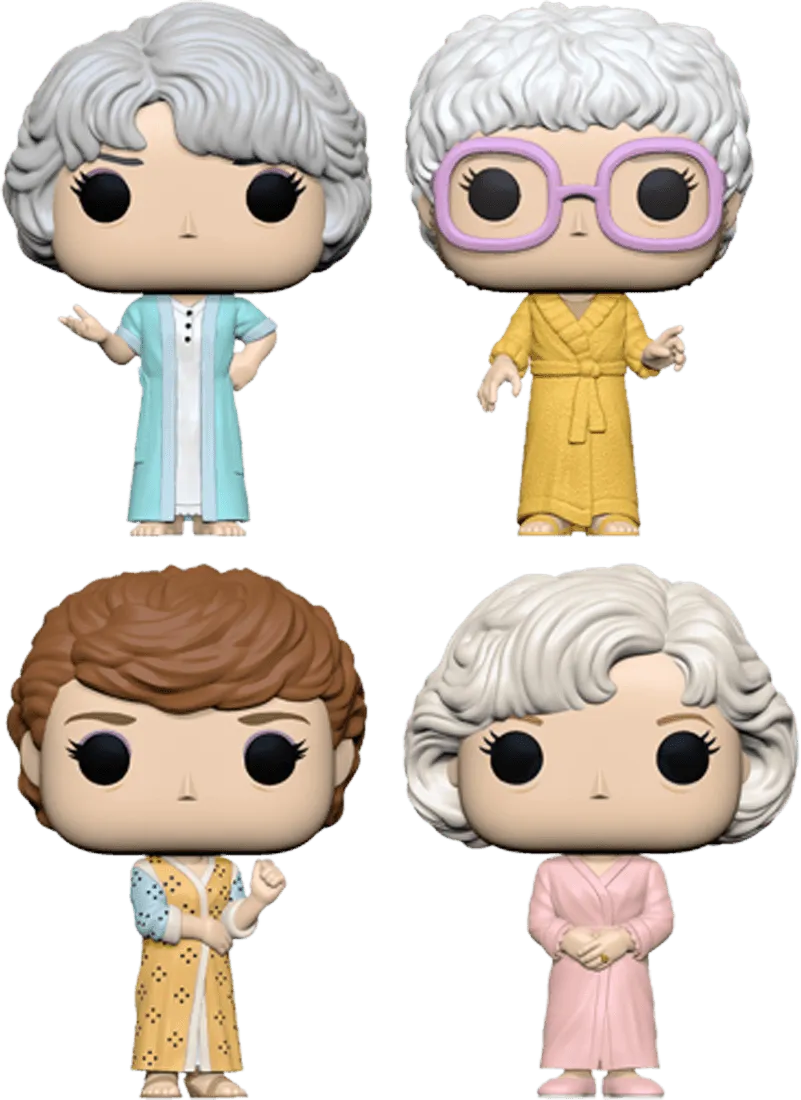 FUN66451 Golden Girls - Golden Girls in Robes US Exclusive Pop! 4-Pack [RS] - Funko - Titan Pop Culture