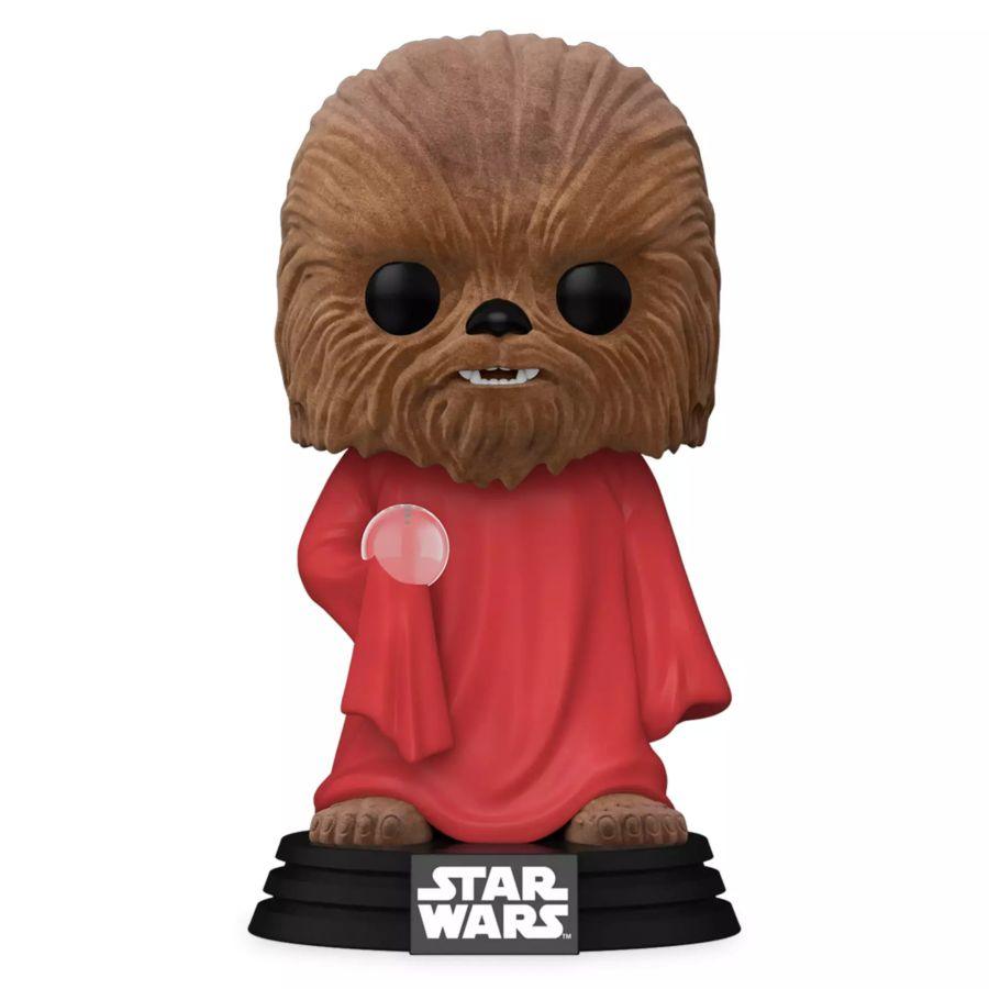 FUN66485 Star Wars - Chewbacca with Robe Flocked US Exclusive Pop! Vinyl [RS] - Funko - Titan Pop Culture