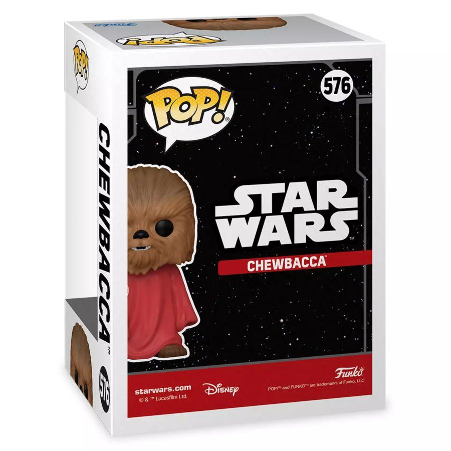 FUN66485 Star Wars - Chewbacca with Robe Flocked US Exclusive Pop! Vinyl [RS] - Funko - Titan Pop Culture