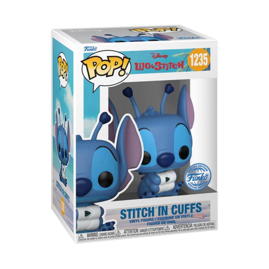 FUN66486 Lilo & Stitch - Stitch in cuffs US Exclusive Pop! Vinyl [RS] - Funko - Titan Pop Culture