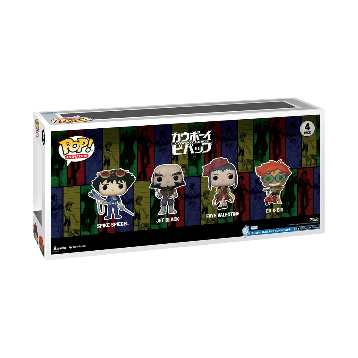 FUN66630 Cowboy Bebop - Bebop US Exclusive Pop! 4-Pack [RS] - Funko - Titan Pop Culture