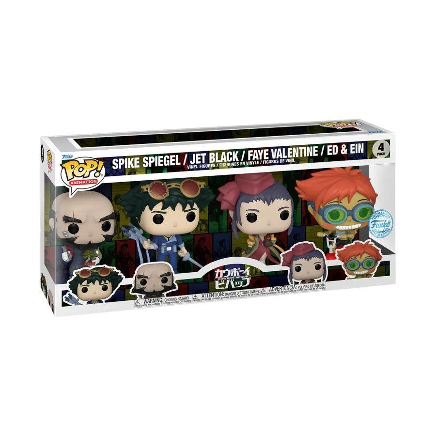 FUN66630 Cowboy Bebop - Bebop US Exclusive Pop! 4-Pack [RS] - Funko - Titan Pop Culture