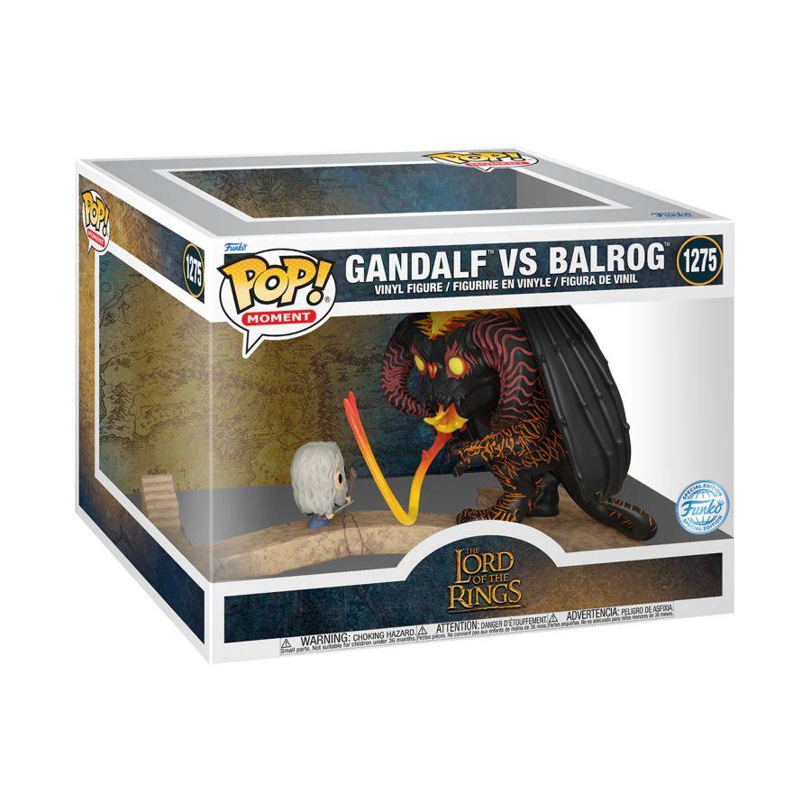 FUN66646 The Lord of the Rings - Gandalf vs Balrog US Exclusive Pop! Moment [RS] - Funko - Titan Pop Culture