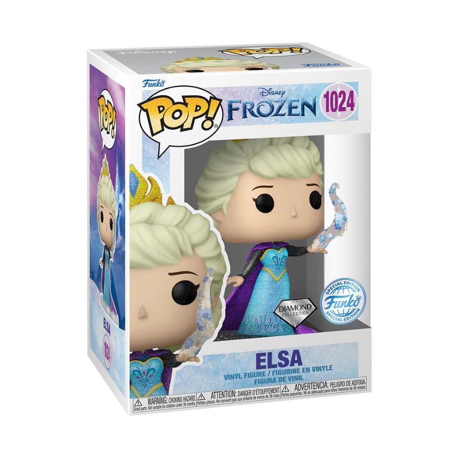 FUN66647 Disney Princess - Elsa Ultimate Glitter US Exclusive Pop! Vinyl [RS] - Funko - Titan Pop Culture