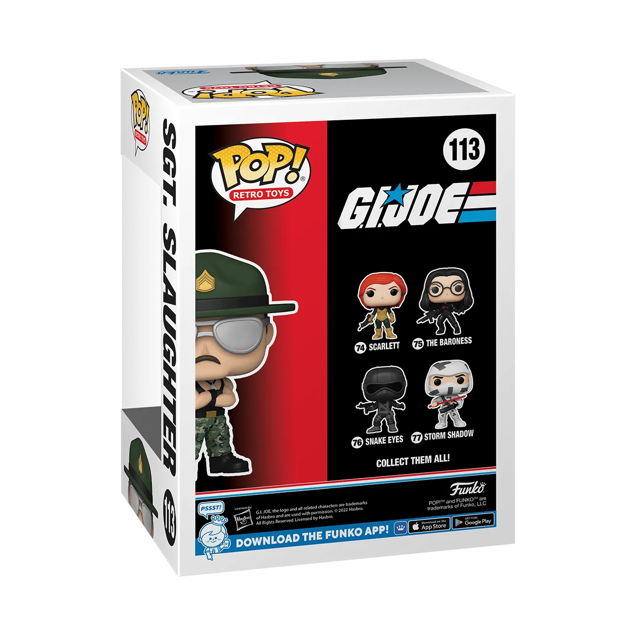 FUN67031 G.I. Joe - Sergeant Slaughter NYCC 2022 US Exclusive Pop! Vinyl [RS] - Funko - Titan Pop Culture