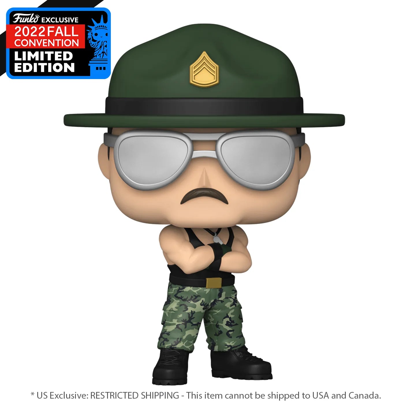 FUN67031 G.I. Joe - Sergeant Slaughter NYCC 2022 US Exclusive Pop! Vinyl [RS] - Funko - Titan Pop Culture