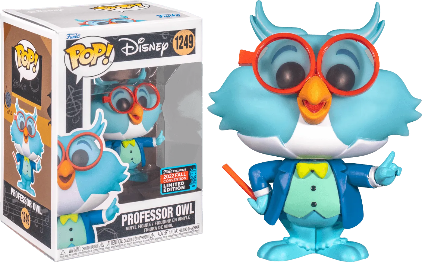 FUN67036 Disney - Professor Owl Pop! New York Comic Con 2022 [RS] - Funko - Titan Pop Culture