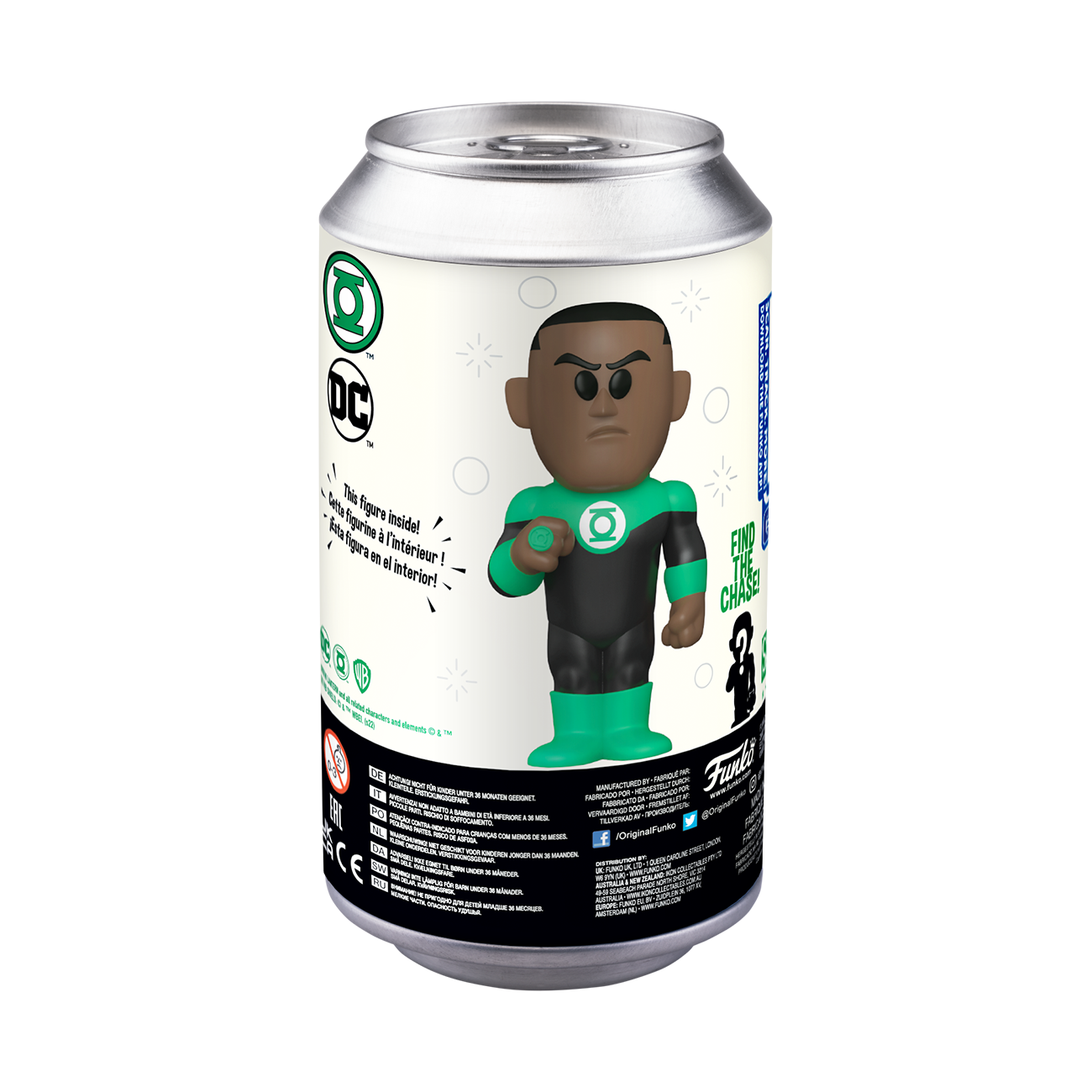FUN67070 DC - Green Lantern John Stewart Vinyl Soda New York Comic Con 2022 [RS] - Funko - Titan Pop Culture