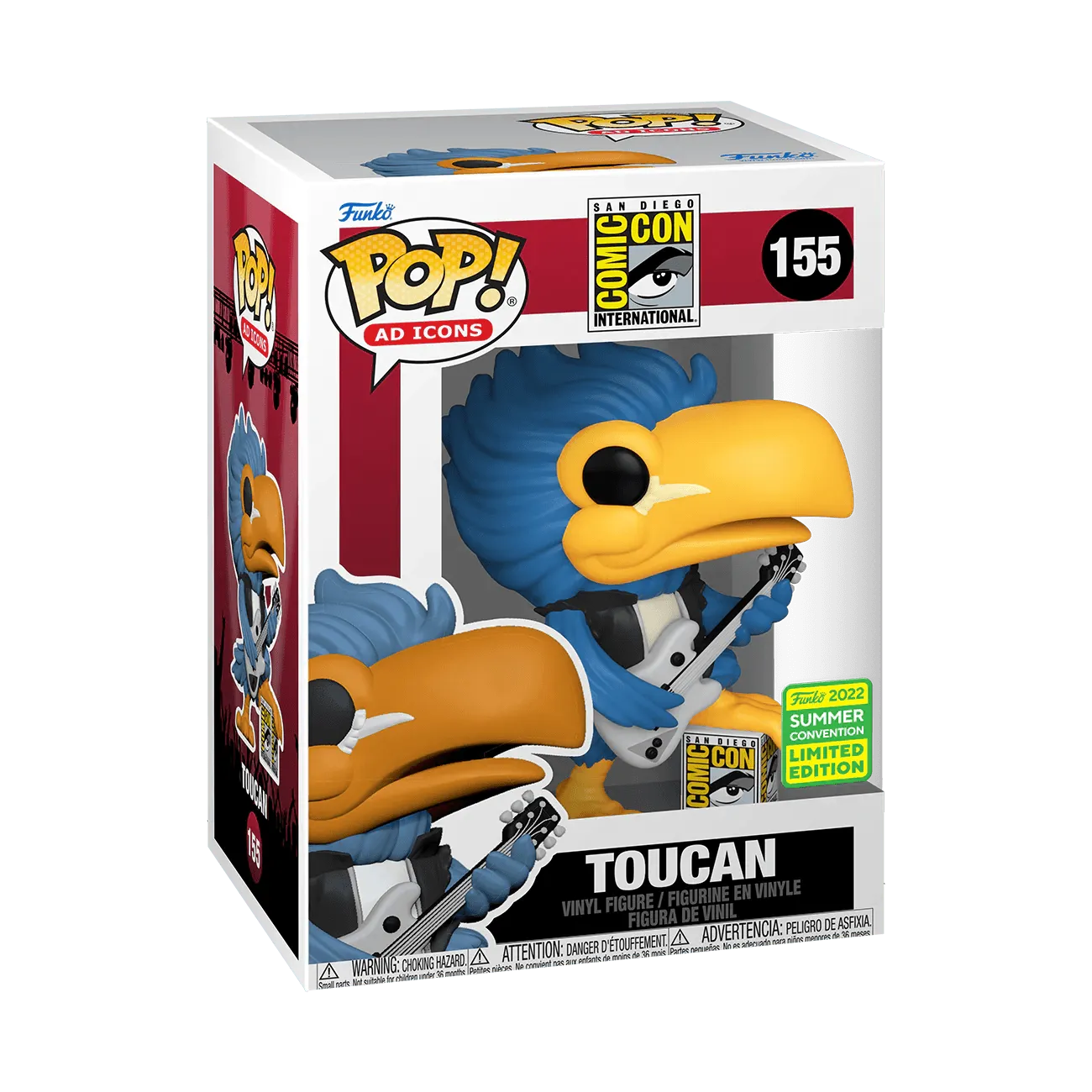 FUN67114 Rocker Toucan SDCC 2022 Funko Shop Exclusive Pop! Vinyl - Funko - Titan Pop Culture