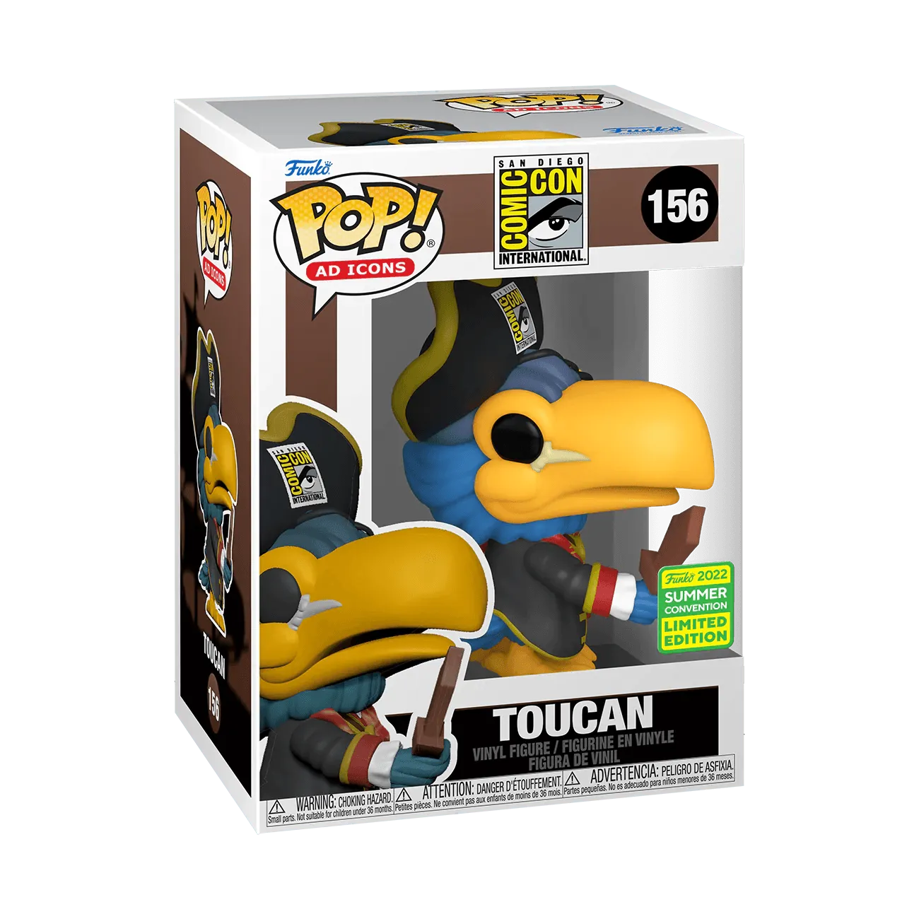 FUN67115 Pirate Toucan SDCC 2022 Funko Shop Exclusive Pop! Vinyl - Funko - Titan Pop Culture