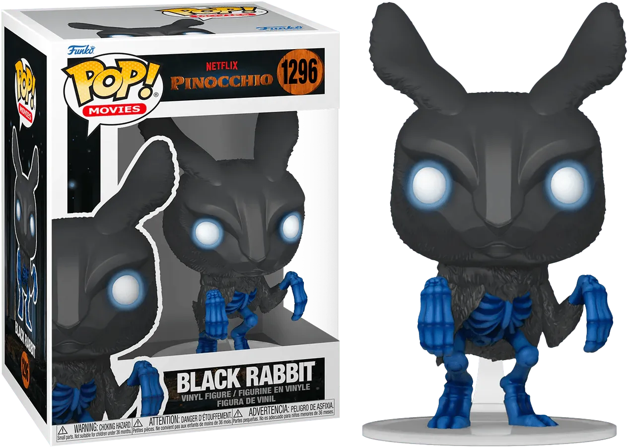 FUN67385 Guillermo del Toro's Pinocchio (2022) - Black Rabbit Pop! Vinyl - Funko - Titan Pop Culture