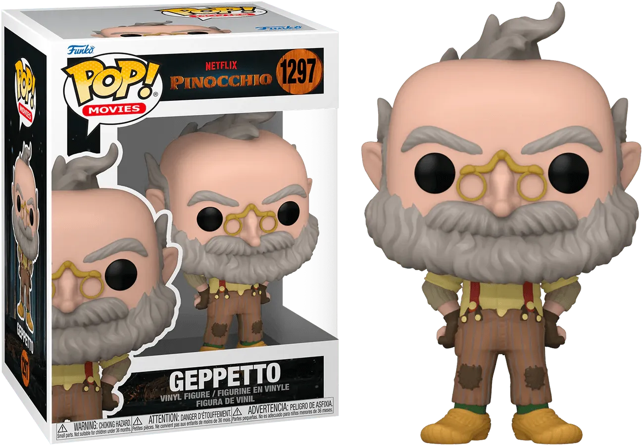 FUN67386 Guillermo del Toro's Pinocchio (2022) - Geppeto Pop! Vinyl - Funko - Titan Pop Culture