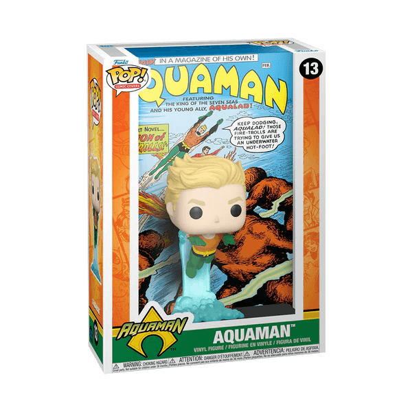 FUN67404 DC Comic - Aquaman Pop! Cover - Funko - Titan Pop Culture