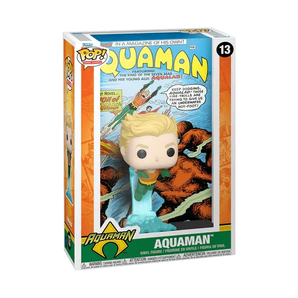 FUN67404 DC Comic - Aquaman Pop! Cover - Funko - Titan Pop Culture