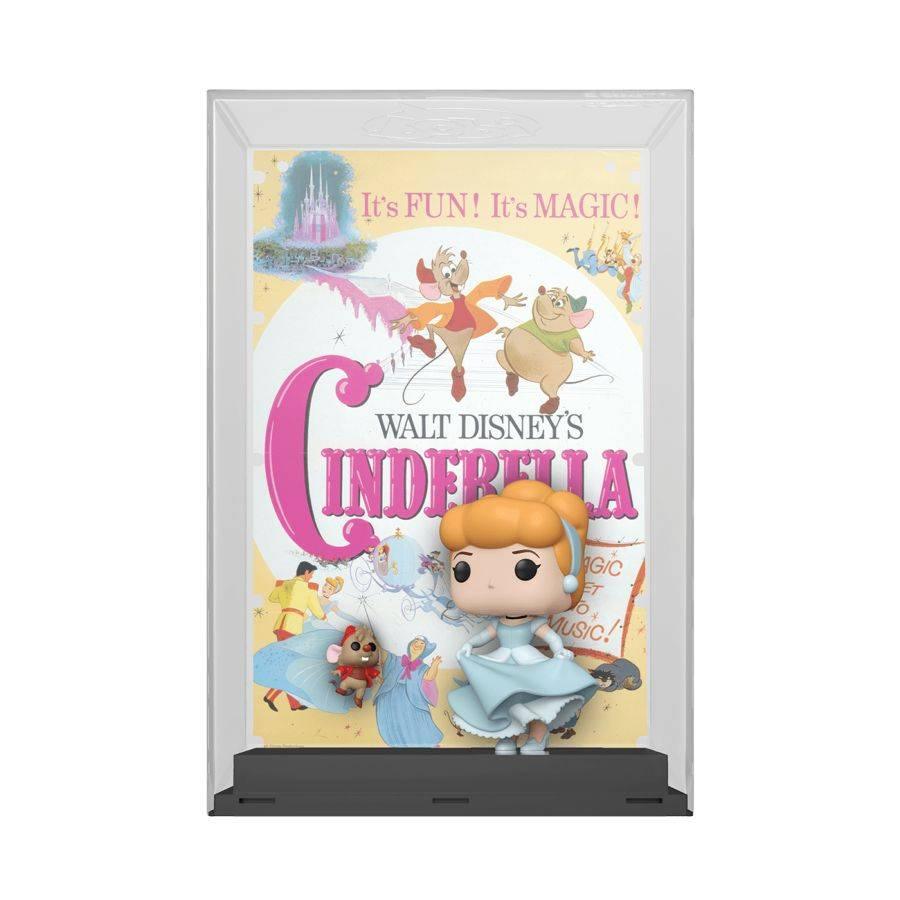 FUN67498 Disney 100th - Cinderella with Jaw Pop! Poster - Funko - Titan Pop Culture