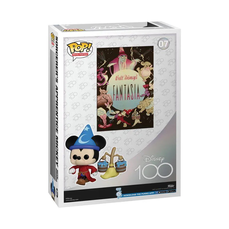 FUN67578 Disney - Fantasia (Sorcerer's Apprentice Mickey with Broom) Pop! Poster - Funko - Titan Pop Culture