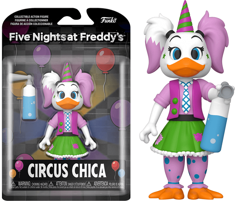 FUN67622 Five Nights at Freddy's - Chica (Clown) 5" Action Figure - Funko - Titan Pop Culture