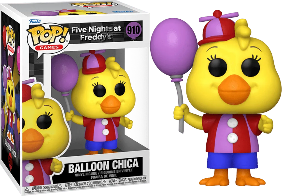 FUN67626 Five Nights at Freddy's - Balloon Chica Pop! Vinyl - Funko - Titan Pop Culture